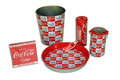 Coca Cola set wit/rood